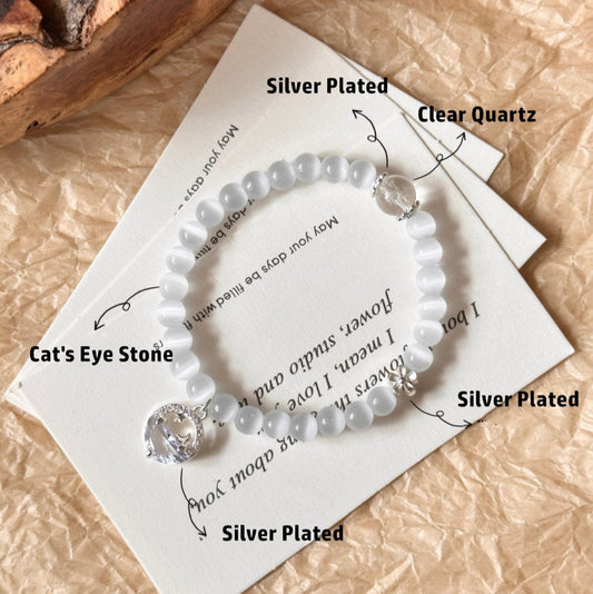 Clear Quartz,Energy Purify Bracelet