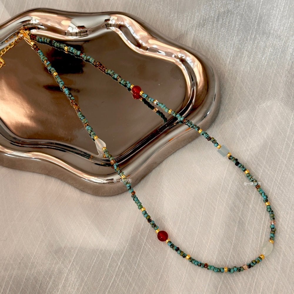 Red Agate Jade Neclace