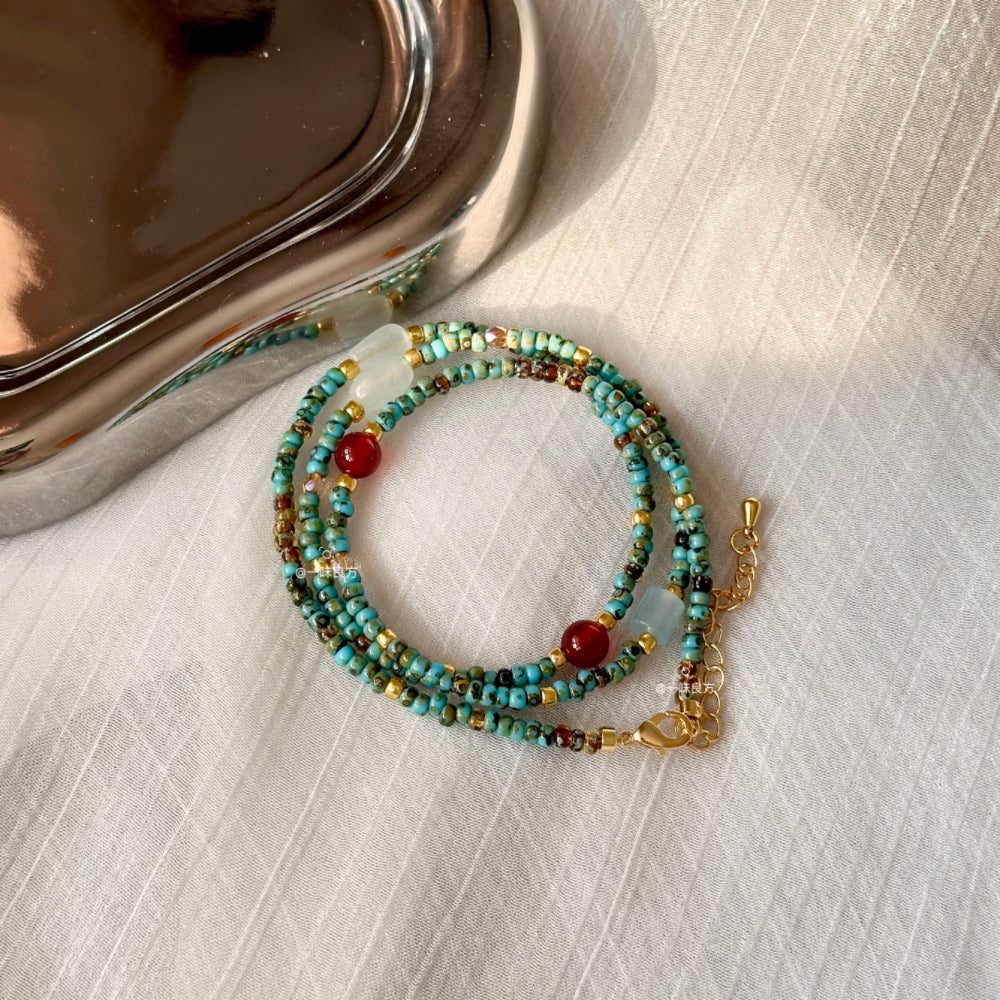 Red Agate Jade Neclace