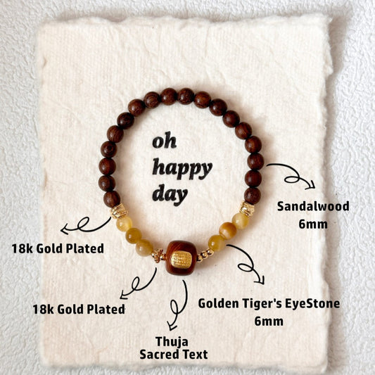 Sandalwood Wealty Atttraction Bracelet