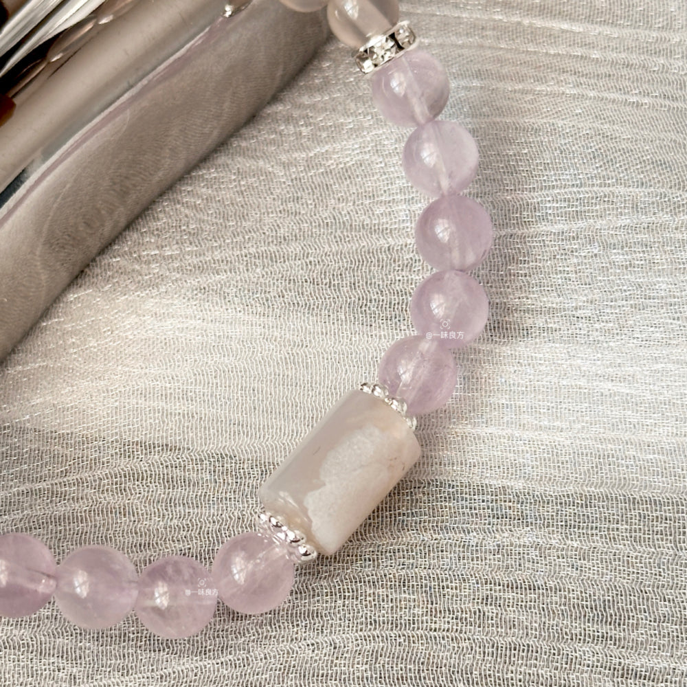 Moonstone,Amethyst Wisdom Bracelet
