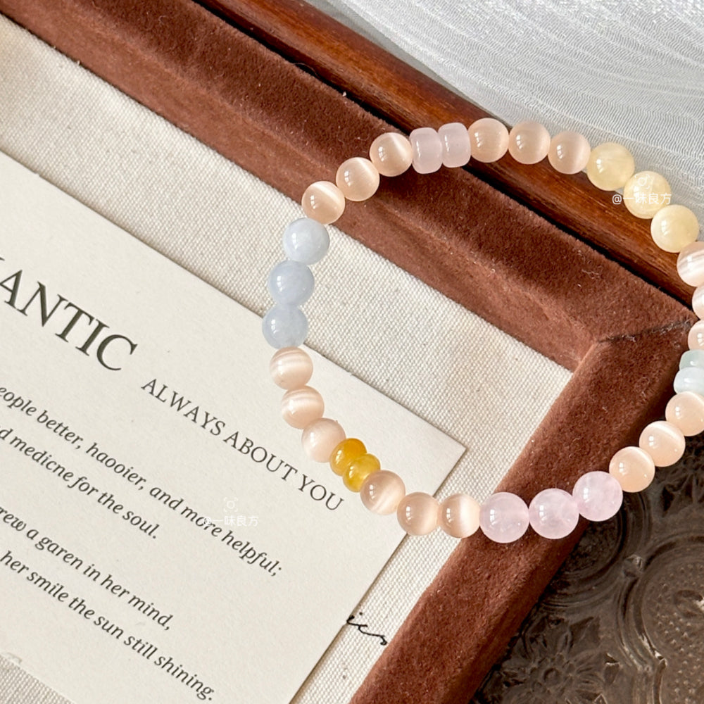 Rose Quartz Jade Love Spell Bracelet