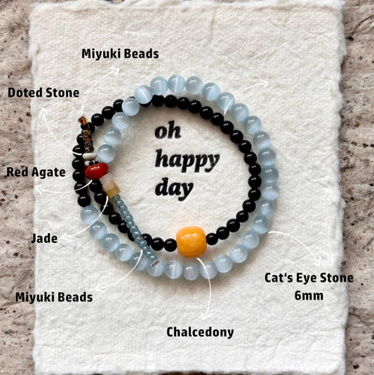 Black Agate,Jade Bracelet