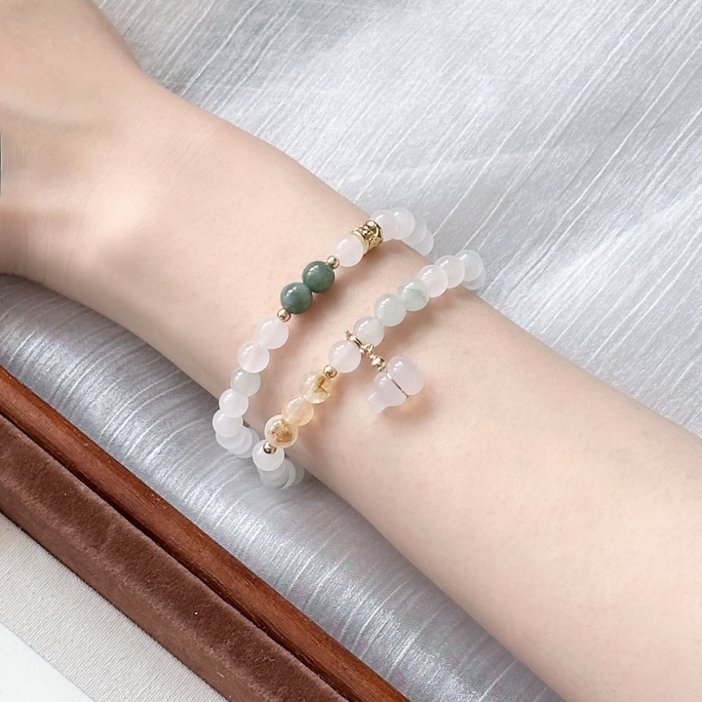 Citrine Jade Wealth Magnet Bracelet