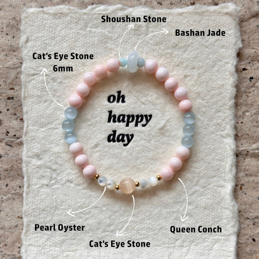 Pink Queen Conch Bracelet