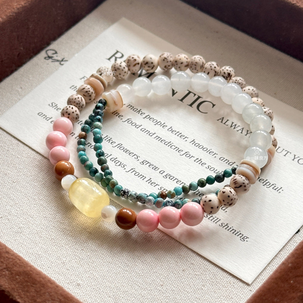 Buddha Blessing Bodhi Seed Jade Bracelet