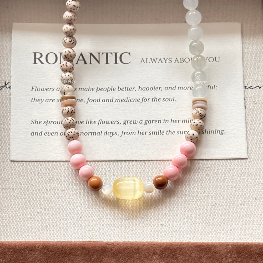 Buddha Blessing Bodhi Seed Jade Bracelet