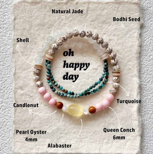 Buddha Blessing Bodhi Seed Jade Bracelet