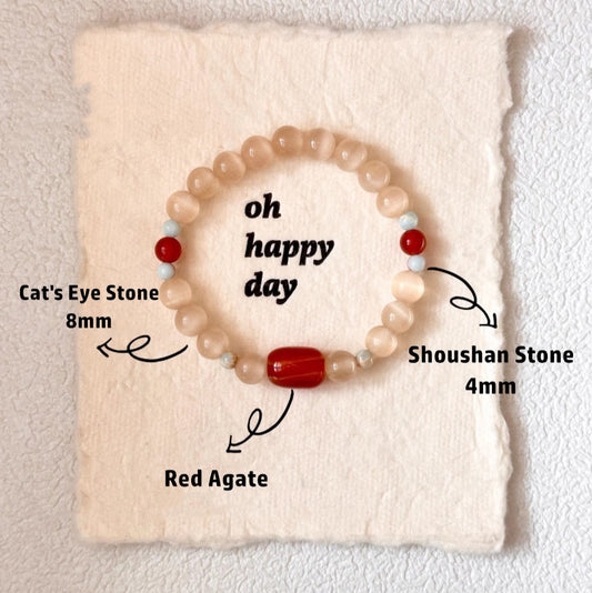 Red Agate Lucky Bracelet