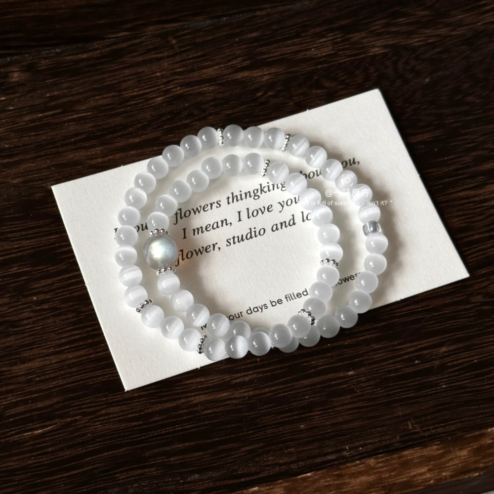 Moonstone Handcraft Quartz Bracelet