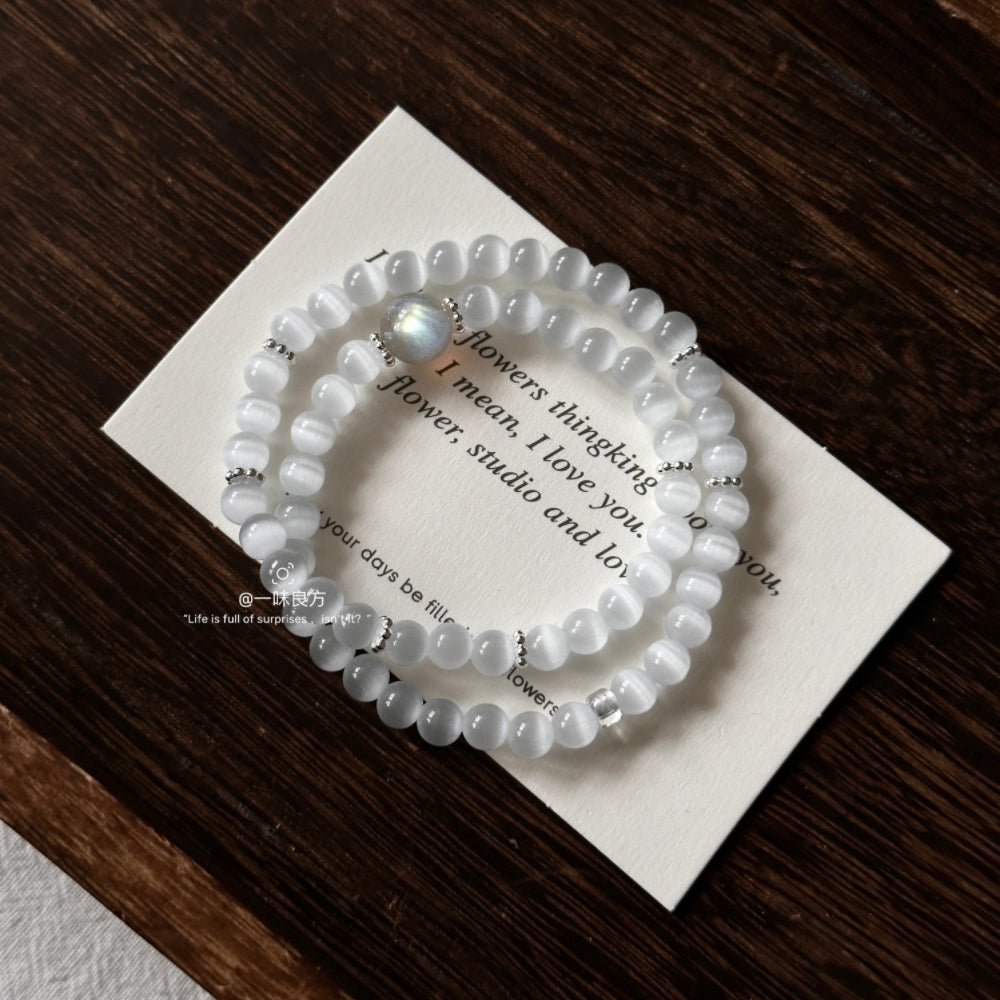 Moonstone Handcraft Quartz Bracelet