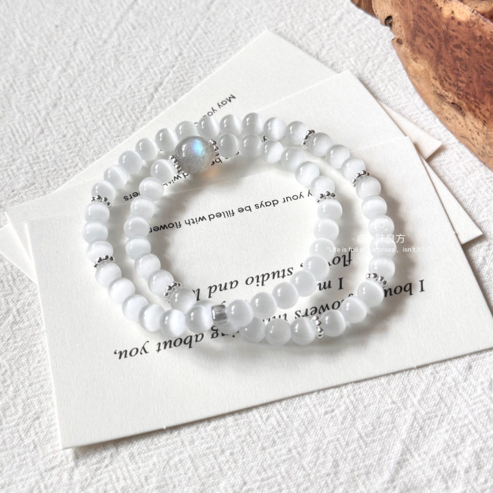 Moonstone Handcraft Quartz Bracelet