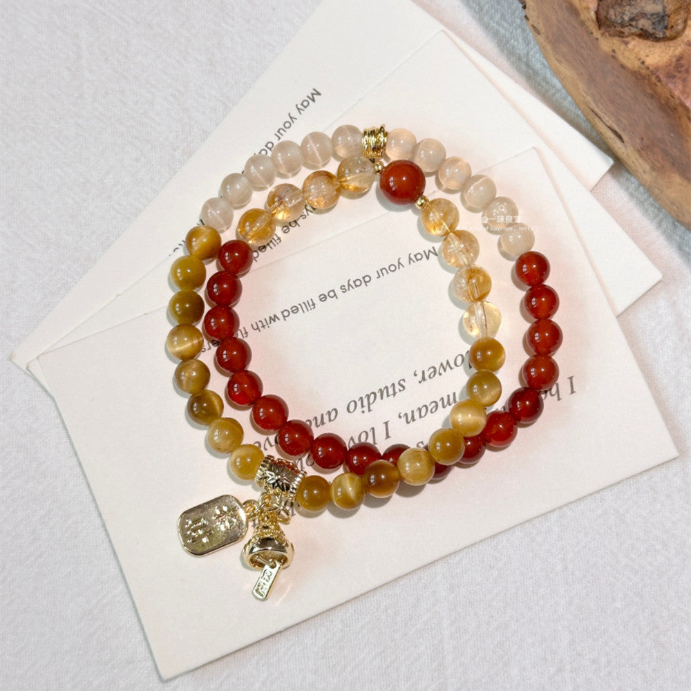 Citrine,Agate,Wealth Spell Bracelet