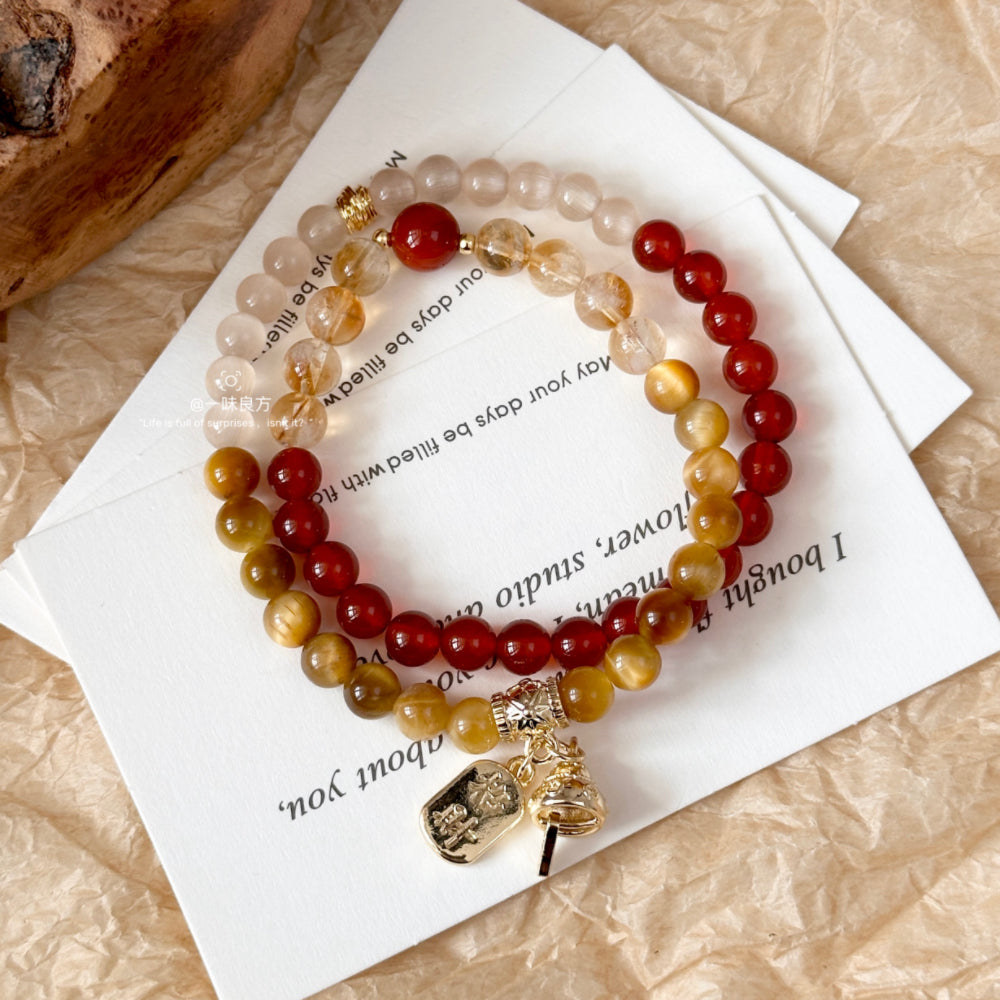 Citrine,Agate,Wealth Spell Bracelet