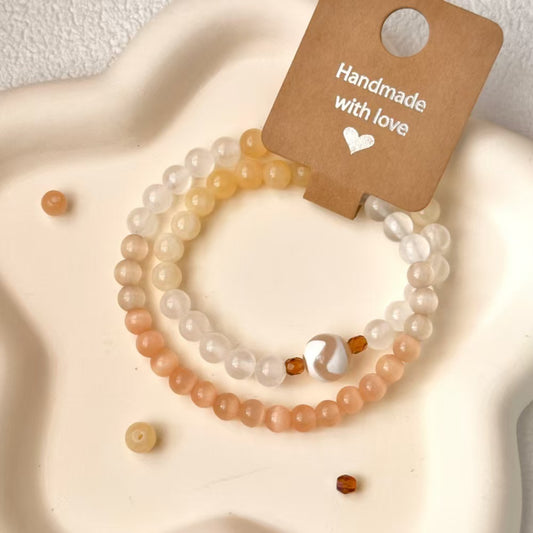 Jade,Agate,Bead Bracelet