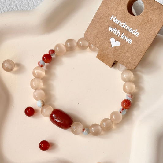 Red Agate Lucky Bracelet
