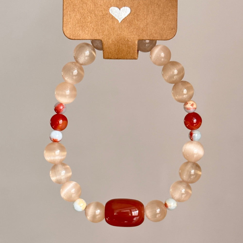 Red Agate Lucky Bracelet