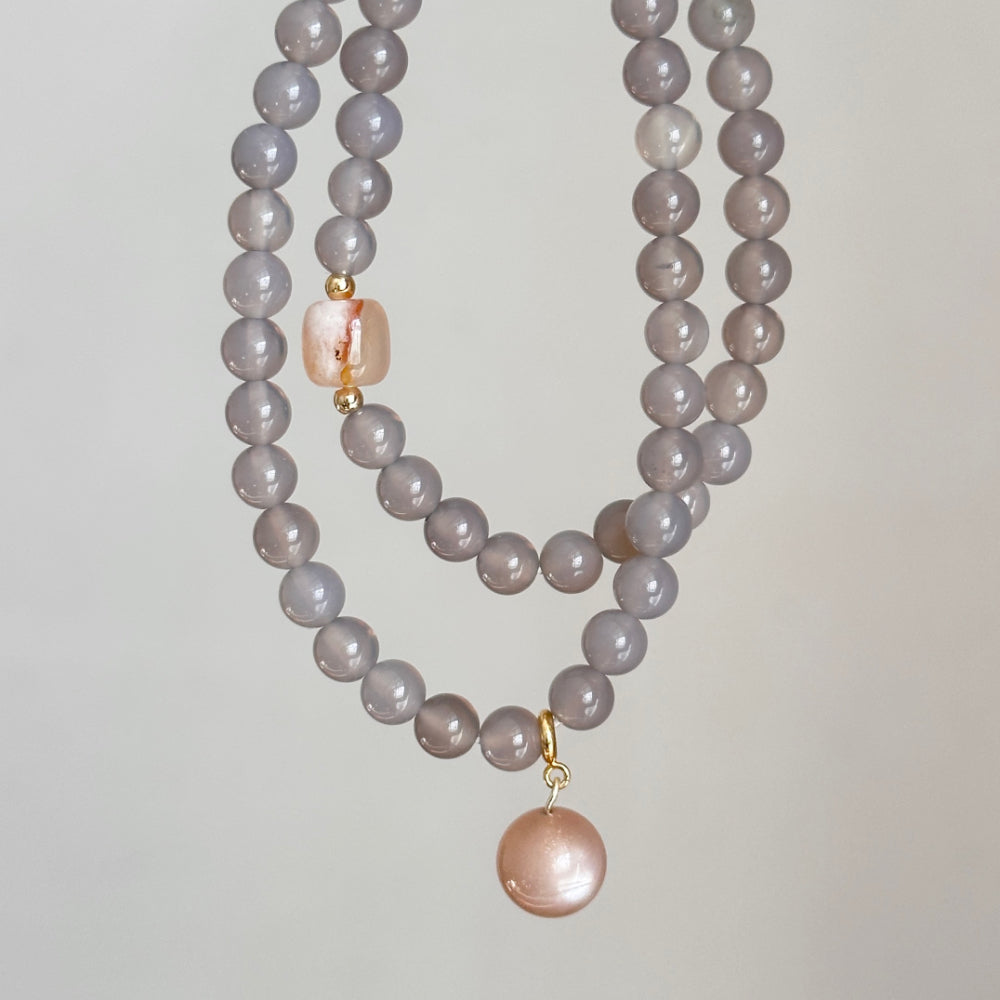 Agate,Sunstone,Crystal Bracelet