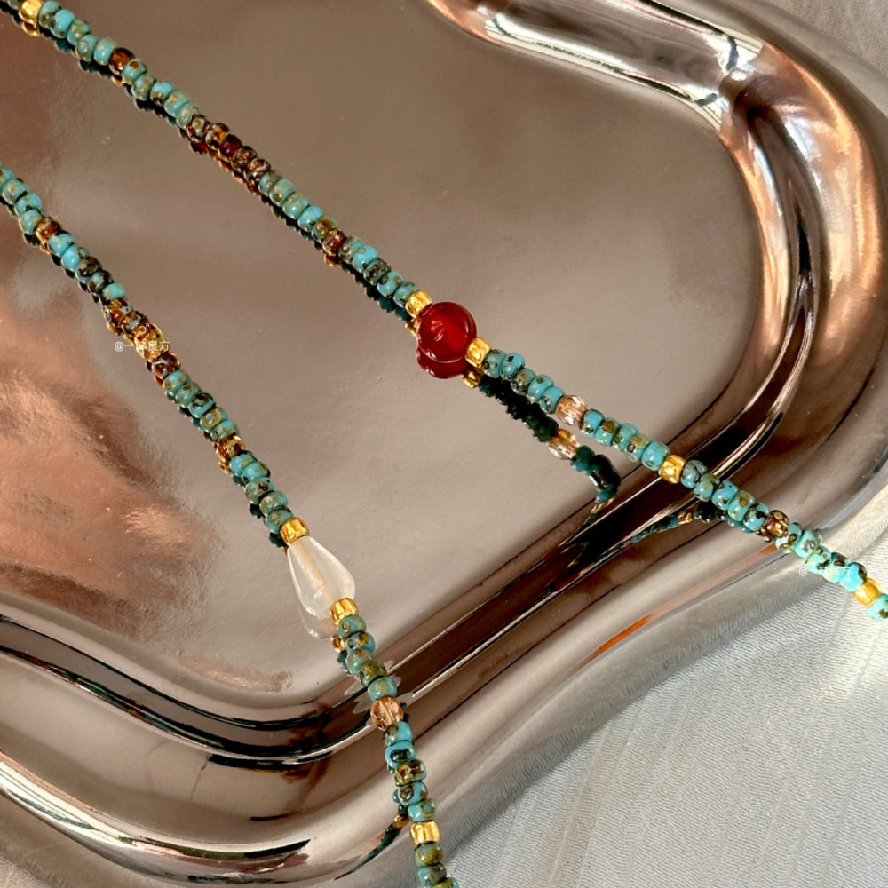 Red Agate Jade Neclace