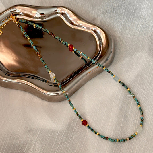 Red Agate Jade Neclace