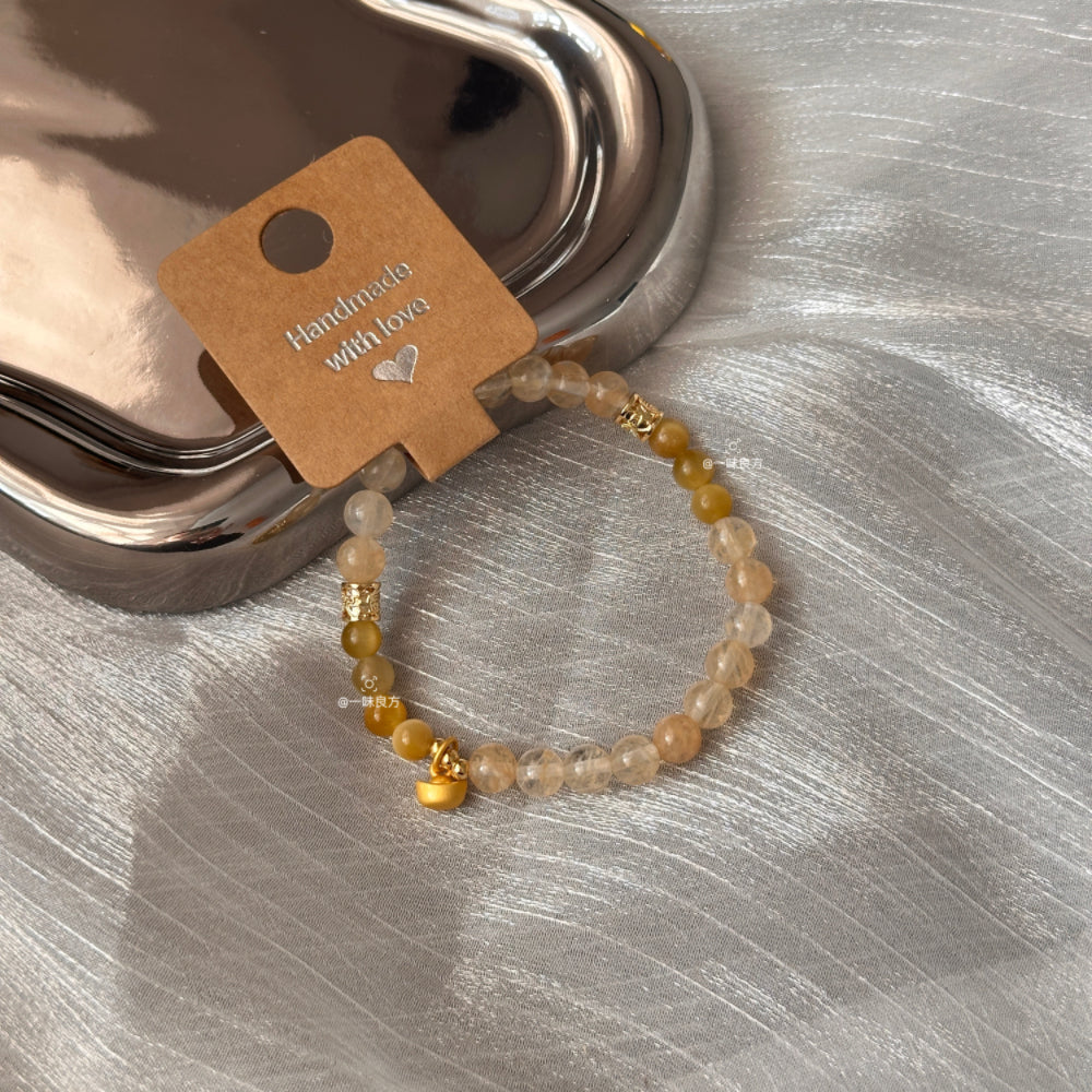 Citrine,Tiger's Eye Stone Bracelet