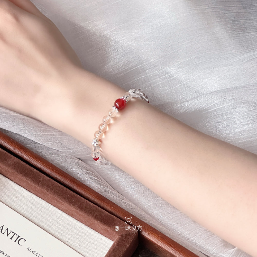 Clear Quartz,Agate,Crystal Bracelet