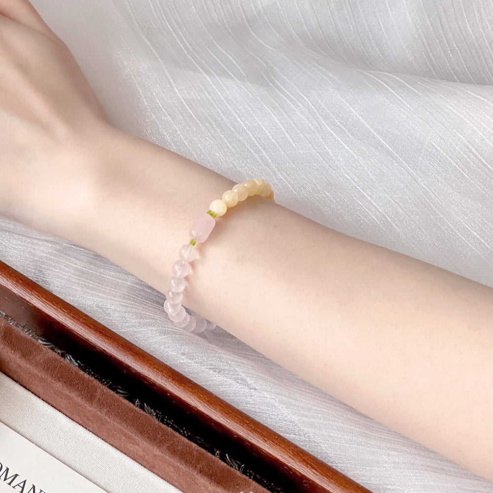 Rose Quartz,Jade Bracelet