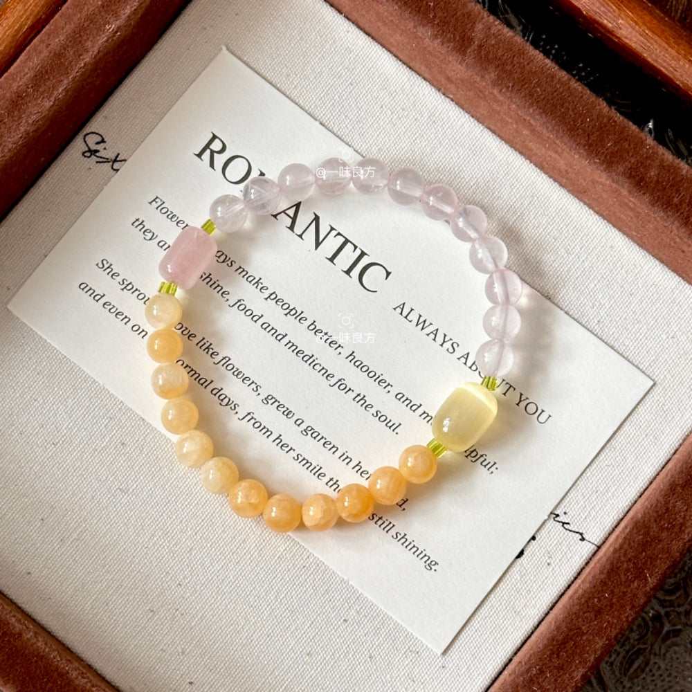 Rose Quartz,Jade Bracelet
