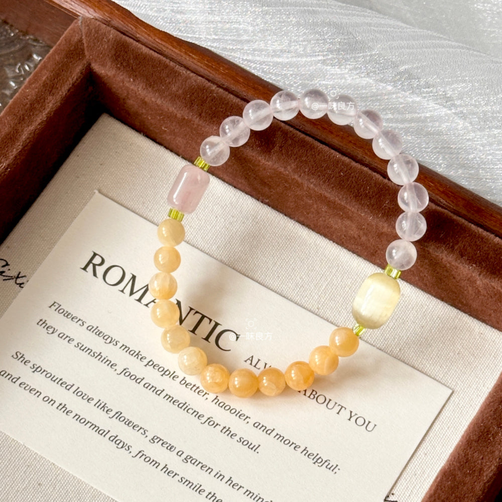Rose Quartz,Jade Bracelet