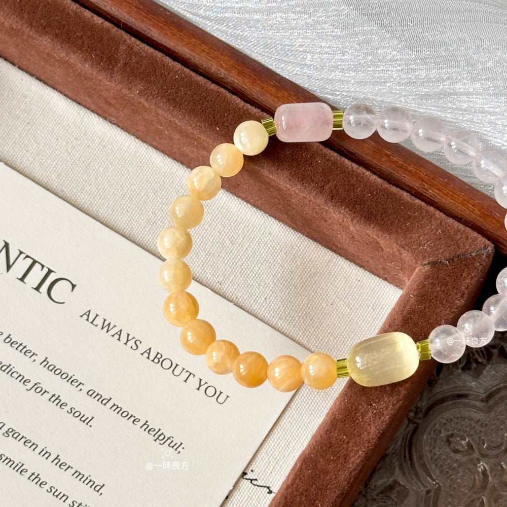 Rose Quartz,Jade Bracelet