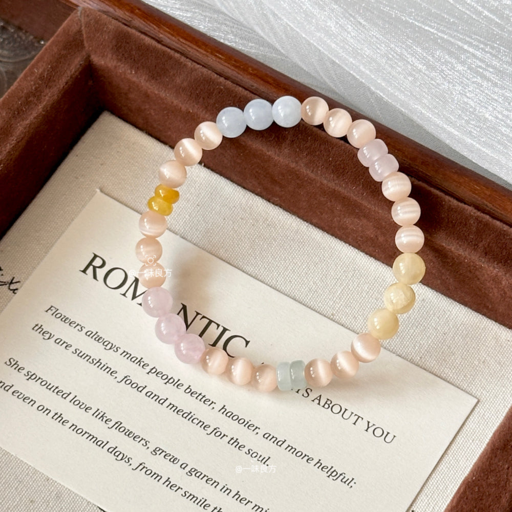 Rose Quartz Jade Love Spell Bracelet