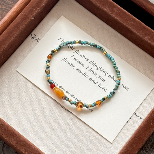 Agate,Jade,Elegant Charm Bracelet