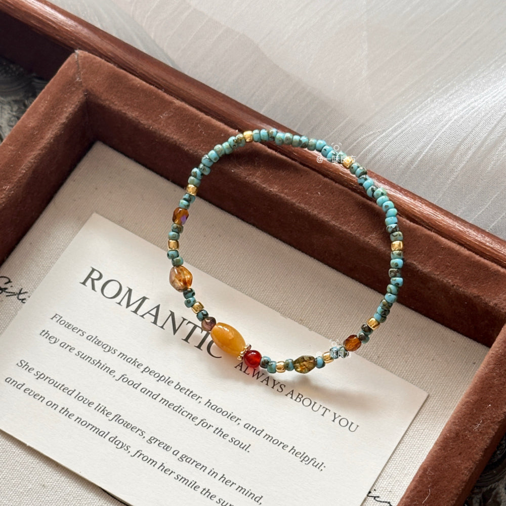 Agate,Jade,Elegant Charm Bracelet