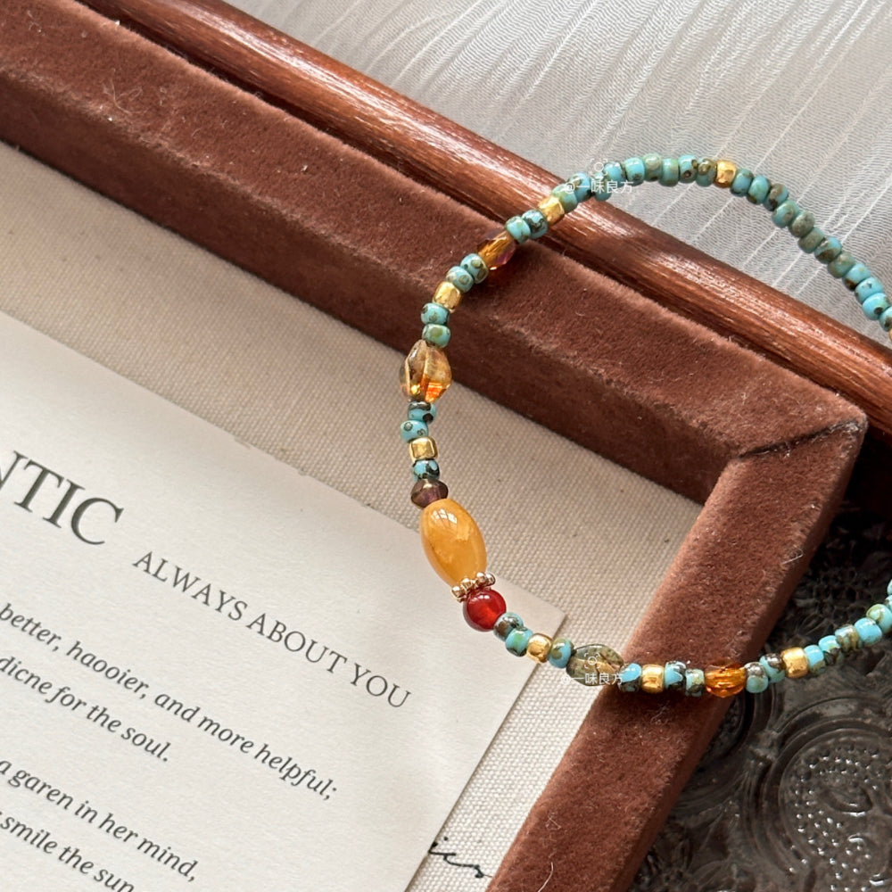 Agate,Jade,Elegant Charm Bracelet