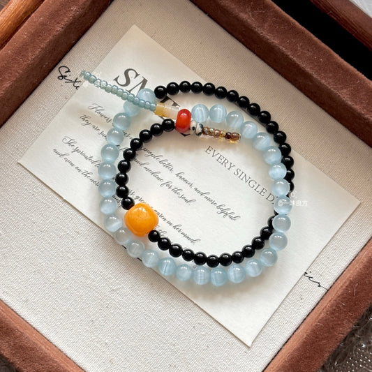 Black Agate,Jade Bracelet