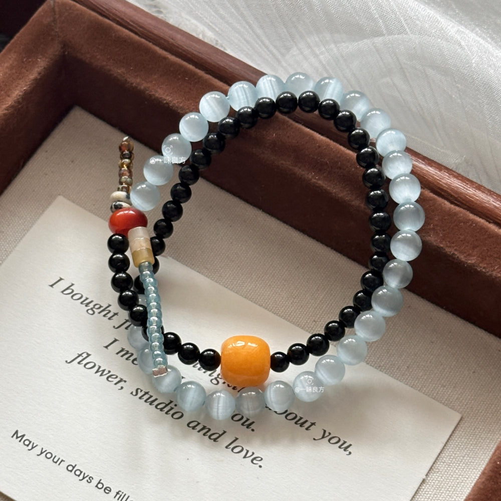Black Agate,Jade Bracelet