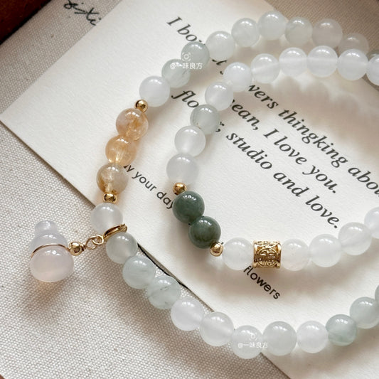 Citrine Jade Wealth Magnet Bracelet