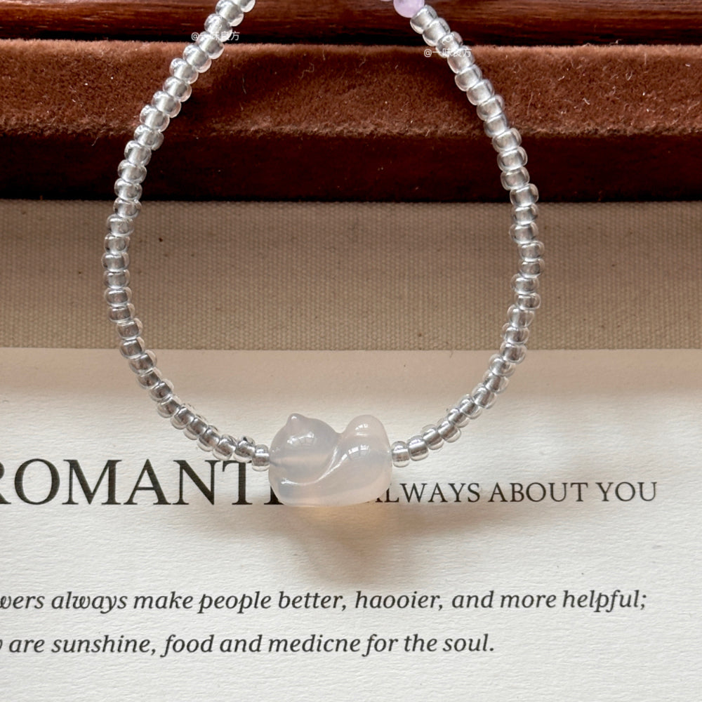 Lazy Cat Agate Jade Bracelet